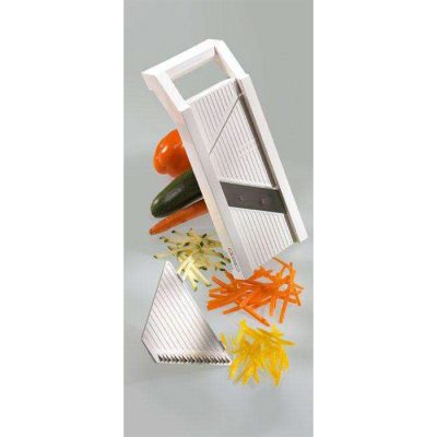 Coupe légumes universel avec 5 accessoires interchangeables, couleur blanc – Image 11