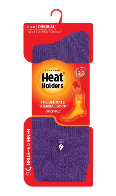 HeatHolders Chaussettes thermique Femmes ORIGINAL - purple – Image 3