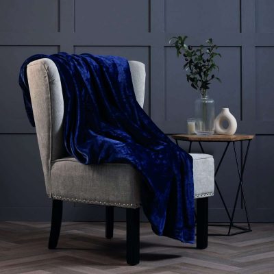 Heat Holders Luxus Fleece Couverture  180x200 cm - Navy