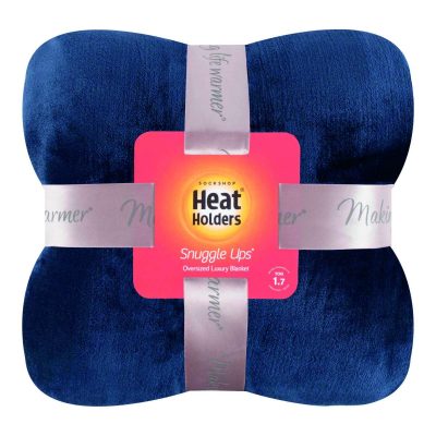 Heat Holders Luxus Fleece Couverture 180x200 cm - Navy